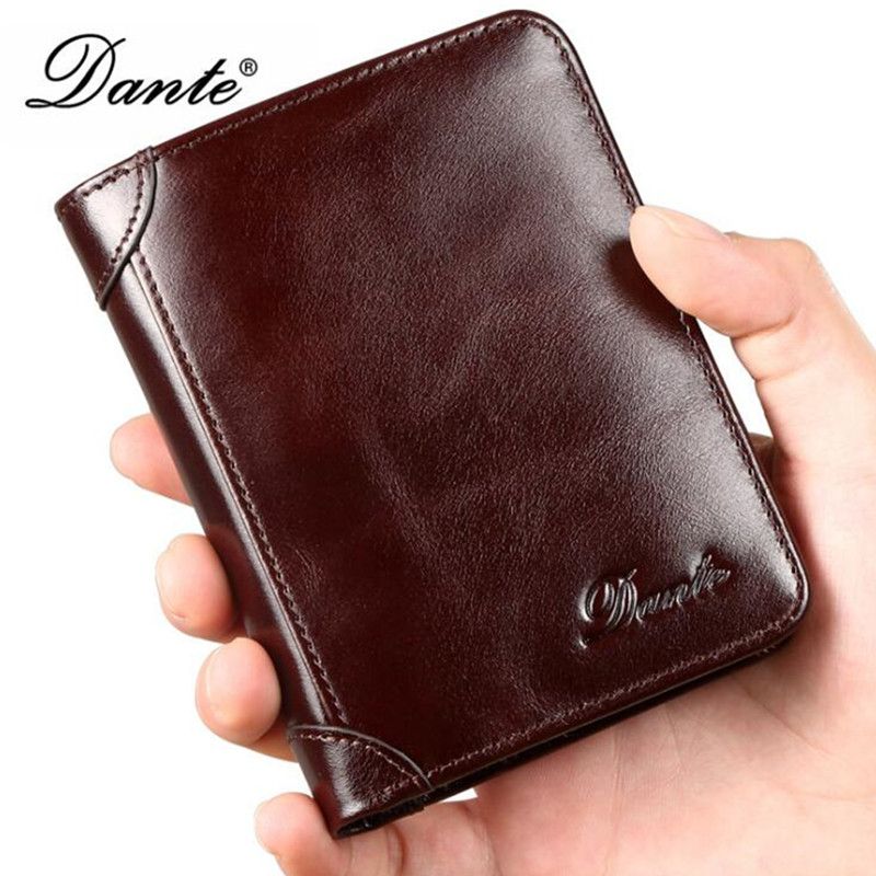 Women Genuine Cowhide Leather Wallet Extra Capacity Men Trifold