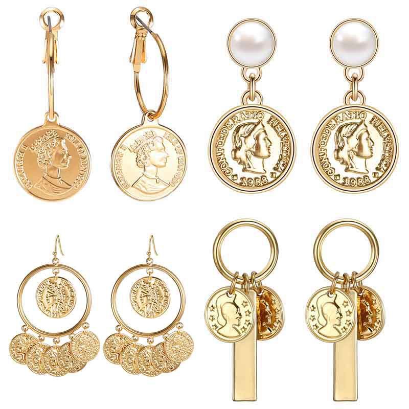 new trend gold earrings