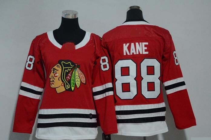 black and red blackhawks jersey