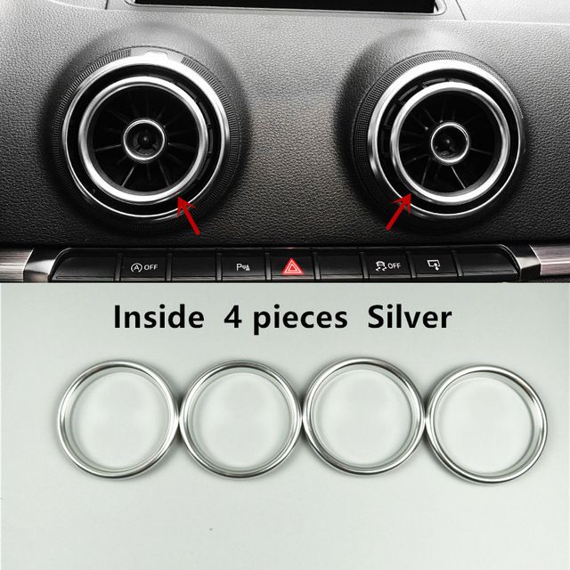 4pcs silver