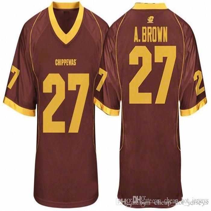 Antonio brown central michigan jersey Outlet