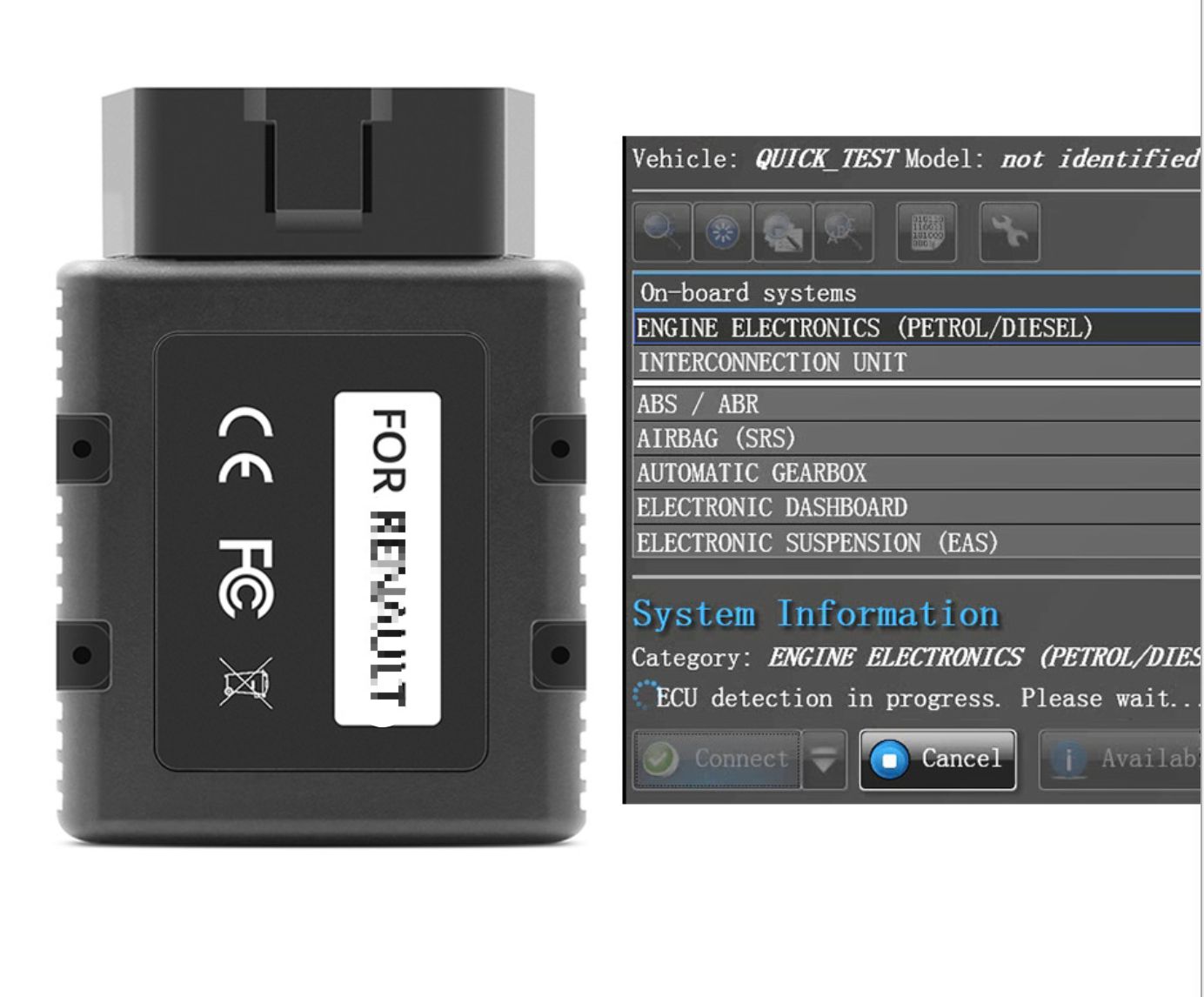 2021 REN COM Bluetooth Diagnostic Tool For Ren Vehicles From Obdstar