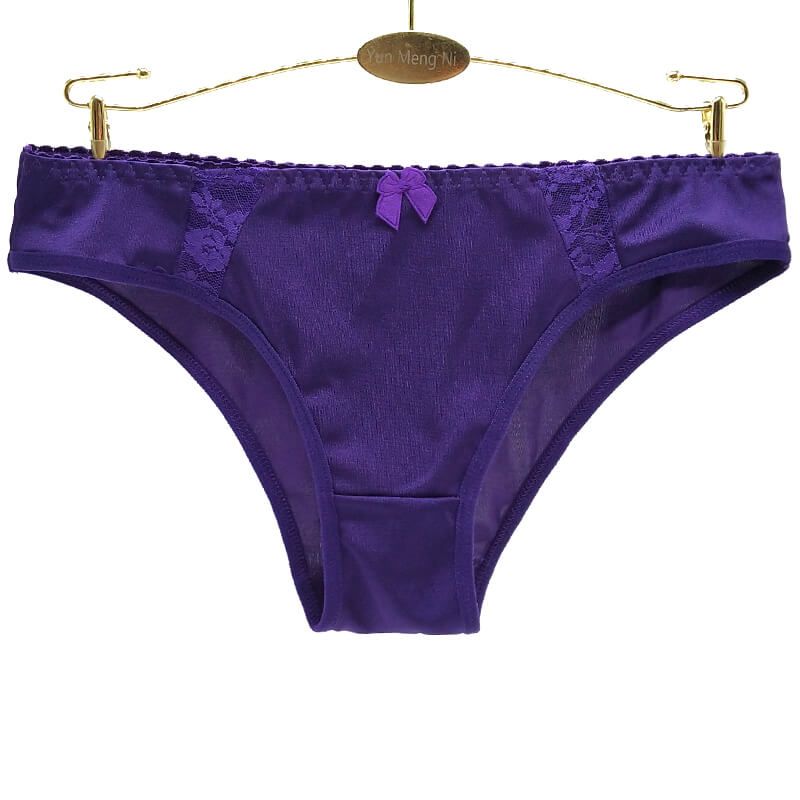 Paquete de 10 Bikini de satén sexy con braguita Ropa interior de mujer el mercado