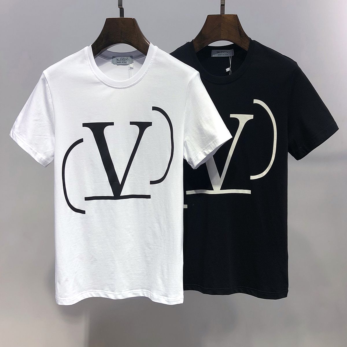 Diseñador de la marca de moda VLTN Camiseta para hombre Camiseta 01 Camisa de  la marea