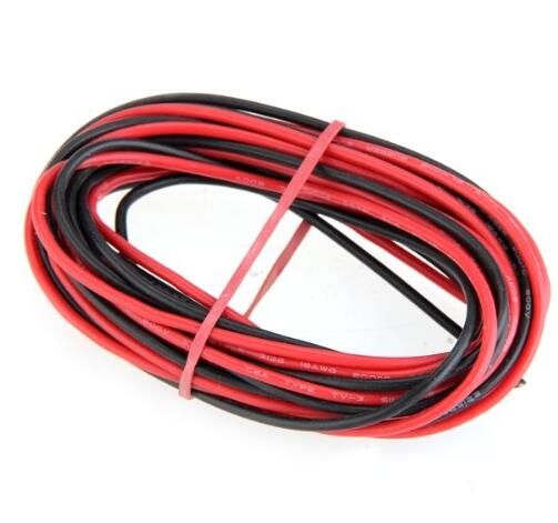 Cables cobre trenzados flexibles de alambre de silicona de calibre 20 m para RC