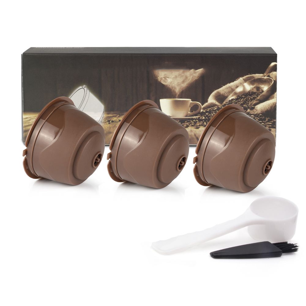 Satin Al 3x Kahve Kapsul Filtre Kupa Icin Nescafe Dolce Gusto Nestle Coffee Machine Doldurulabilir Kasik Firca Filtre Sepetleri Tl65 53 Dhgate Comda