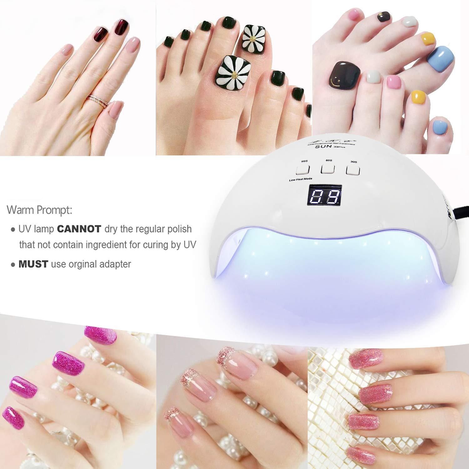 2020 48w Led Nail Lamp Manicure Curing Lamp With 30s 60s 99s