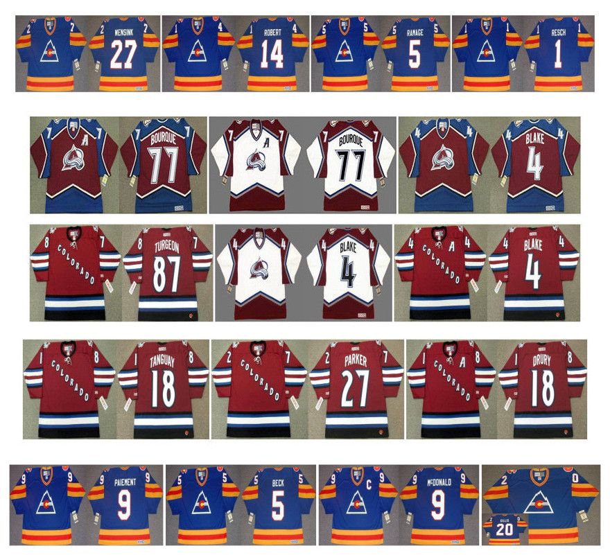 ray bourque colorado avalanche jersey