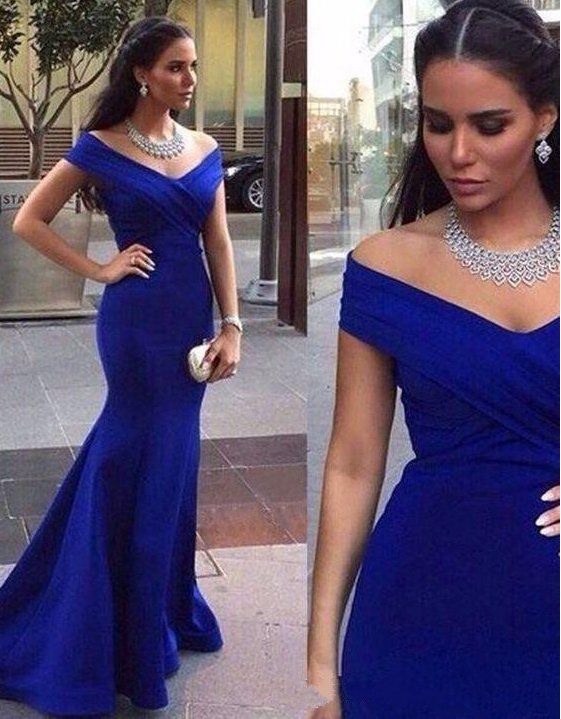 robe courte bleu