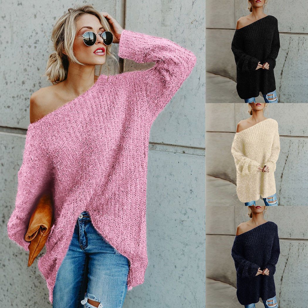fluffy off the shoulder sweater