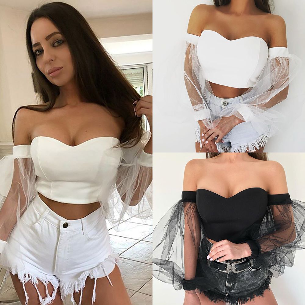blusas strapless 2019