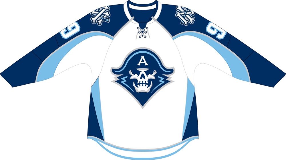 Men New AHL Milwaukee Admirals Regular Season Jersey Worn By #22