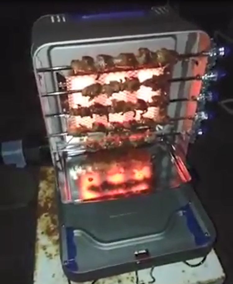 2020 Household And Commercial Gas Kebab Maker,Small Shawarma Machine