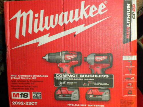 2020 New Milwaukee 2892 22ct M18 Lithium Ion Brushless Drill Impact Combo Kit From Rtyhjkclspakj 26 02 Dhgate Com