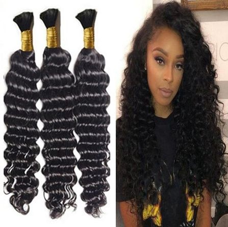 Human Hair Bulk For Braiding Deep Wave For Women 9a Grade Natural Color Deep Curly Bulks Buy Braiding Hair In Bulk Human Braiding Hair Bulk From Sweety Humanhair 4 54 Dhgate Com