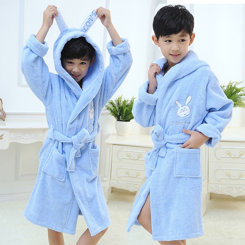 boys towelling dressing gown