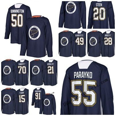 blues practice jersey
