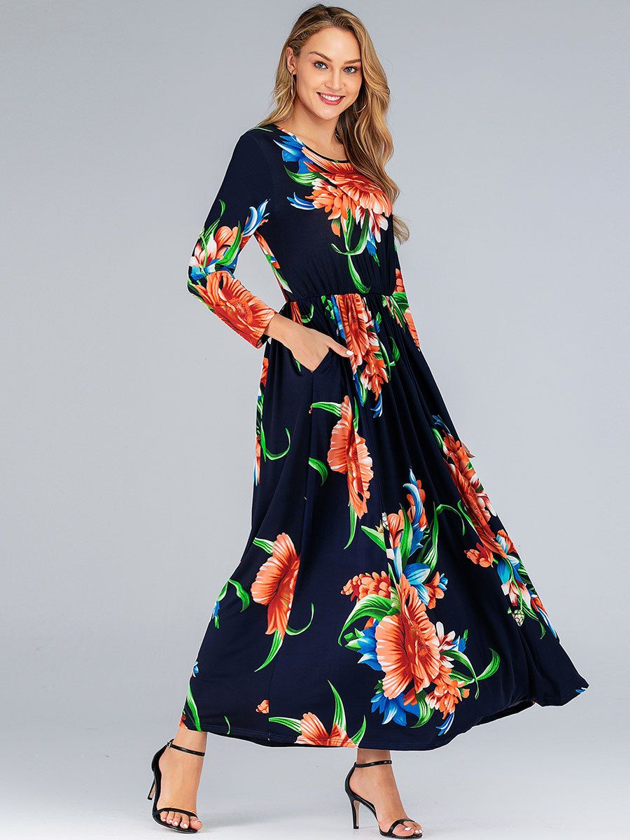 slim fit long frocks