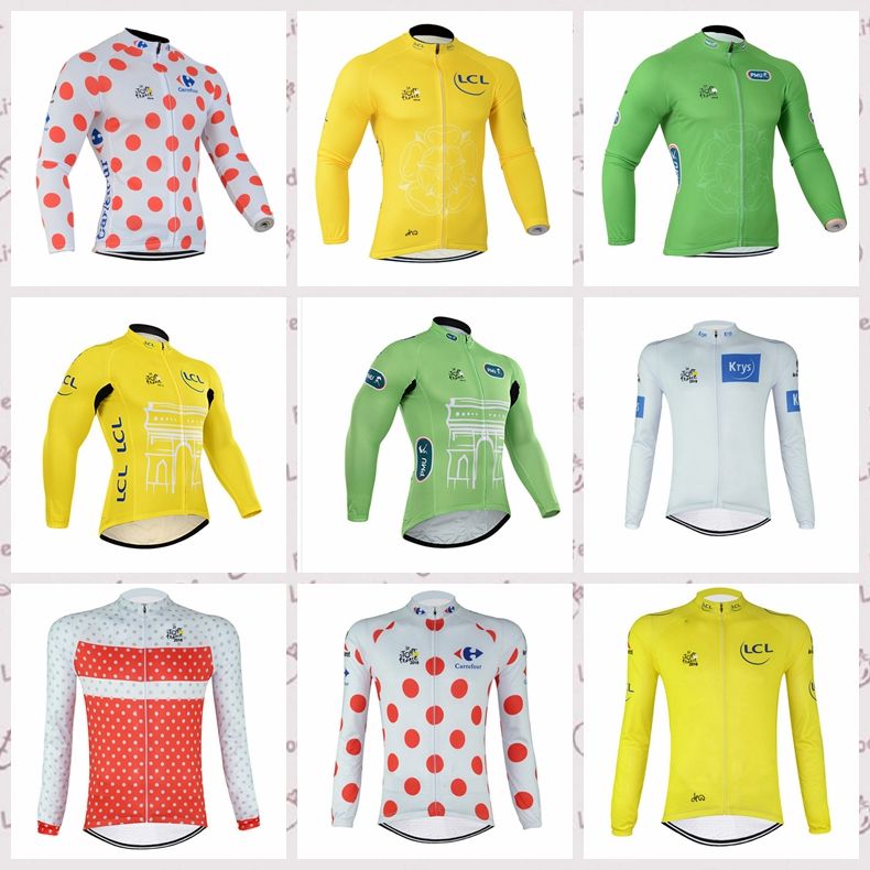 Mens Long Sleeve Cycling Jersey Breathable Quick Dry Sports Bike Wear Shirt Tops