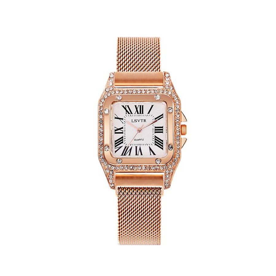 Square Luxury Women Watches Ladies Rose Gold Watch Roman Numerals Magnetic Female Quartz Wristwatches Clock Reloj Mujer Shoes Online Shopping Online Watches From Hqzcl 6 34 Dhgate Com