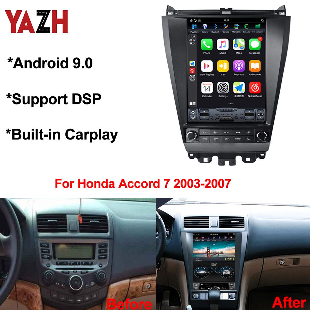 Android 9.0 Auto Para Honda Accord 7 2003 2004 2005 2006 2007 Con Bluetooth 5.0 DSP 12.1 IPS Car DVD STEREO Multimedia De 663,61 € | DHgate