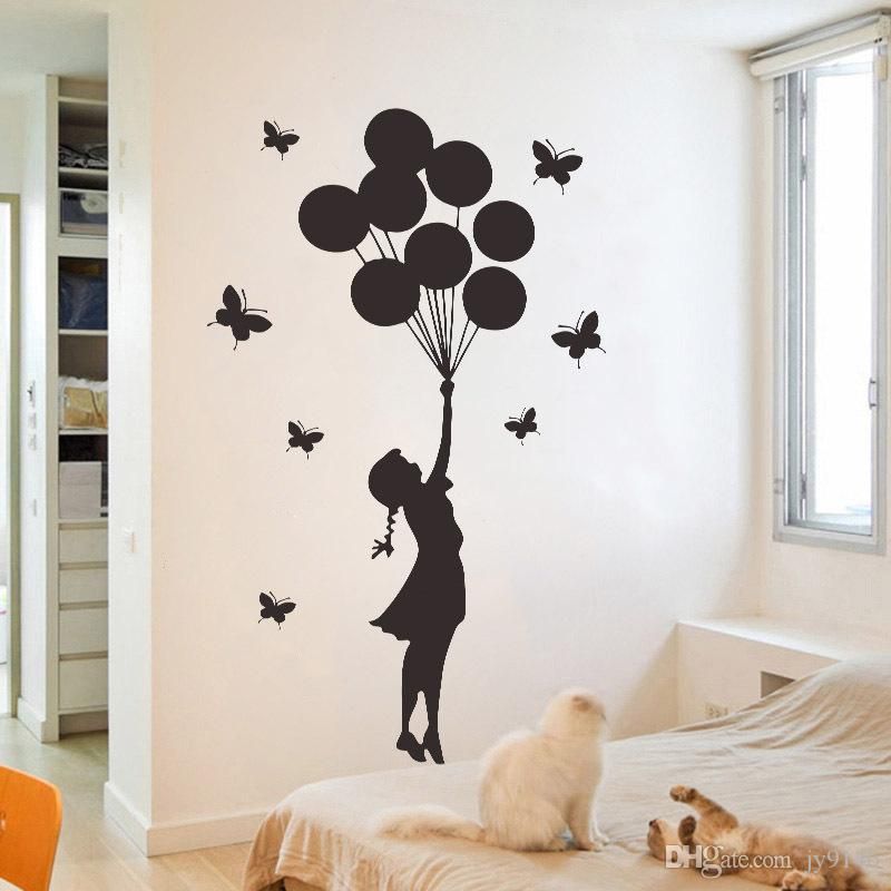 Banksy PANDA VINILO De Pared Arte Calcomanía Adhesivo enorme enorme Cualquier Color