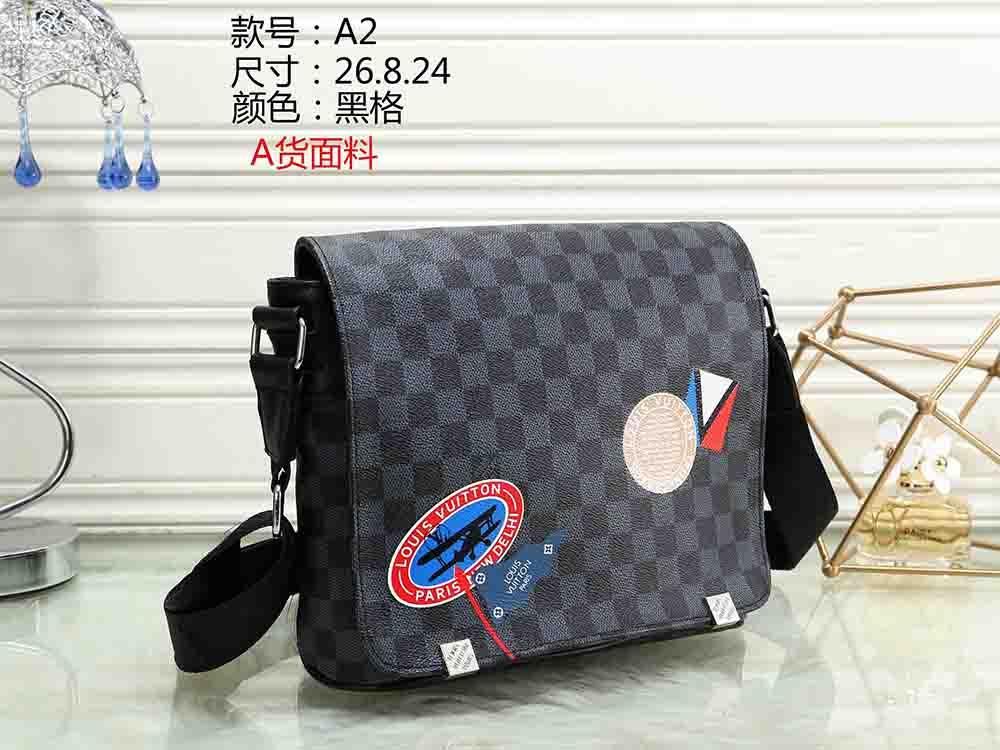 Compre Moda Louis Vuitton El Hombre Del Bolso De Cuero De Lujo De Las  Señoras De La Marca Man Bolsos Bolsa De Señoras De La Carpeta Del Bolso De  Hombro 1 A