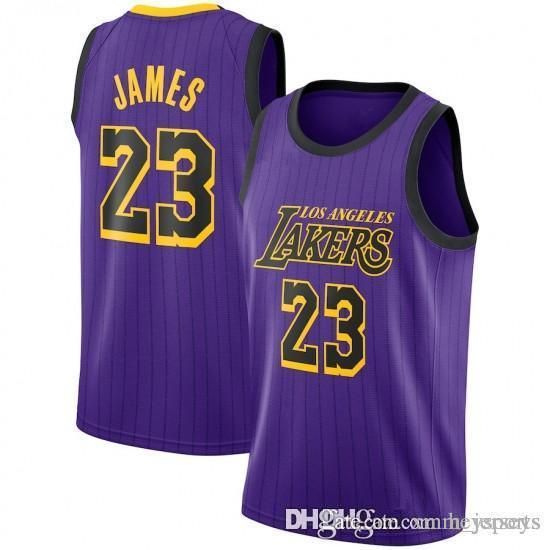 lakers jersey violet black