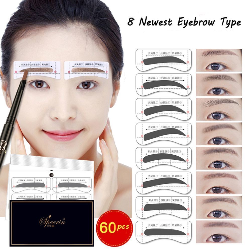 32 pares de plantillas de cejas de moda profesional Plantillas de cejas Plantillas de tarjetas de 32 pares de plantillas de cejas de moda profesional Plantillas de cejas Plantillas de tarjetas de