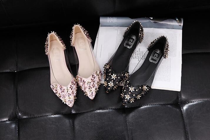 black flat wedding shoes