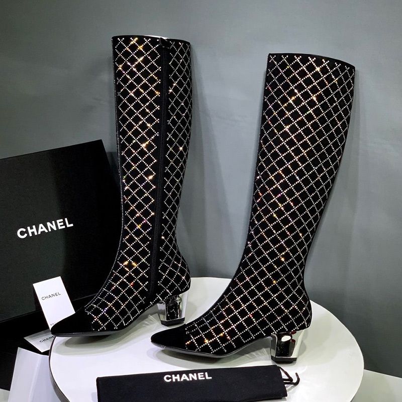 tall chanel boots