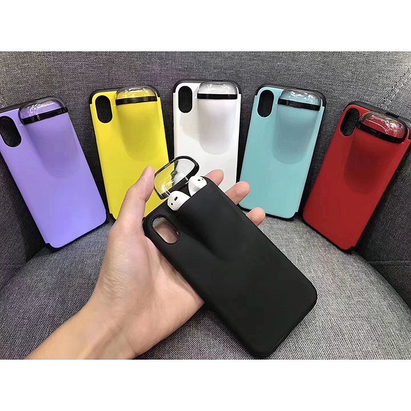 Acquistare 2in1 Copertura Airpods E Della Cassa Del Telefono Ibrida Il  Nuovo IPhone 11 Pro Max XS Max XR XS X 8 7 6 6s Più Economico | Consegna  Veloce E Qualità | It.Dhgate