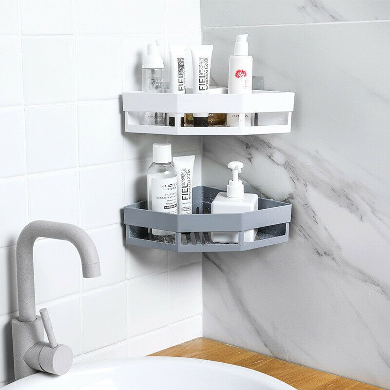 Cuarto de baño Estantes de la esquina Cocina Estante de pared Estante de ducha Shampoo Almacenamiento Cuarto de baño Estantes de la esquina Cocina Estante de pared Estante de ducha Shampoo Almacenamiento