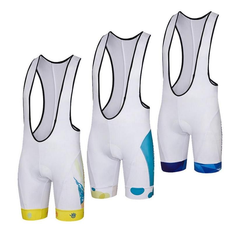 mens white cycling bib shorts