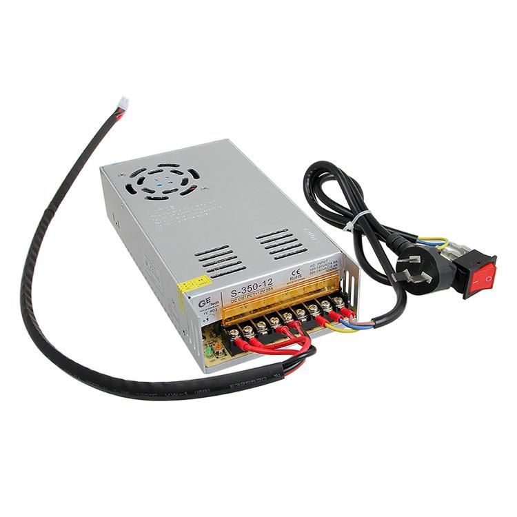 Newest  12V 29A DC single switching power supply S-350-12 cables,Prusa 