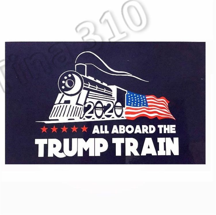 New 2020 Trump Car Sticker Donald Trump Locomotive Stickers Train