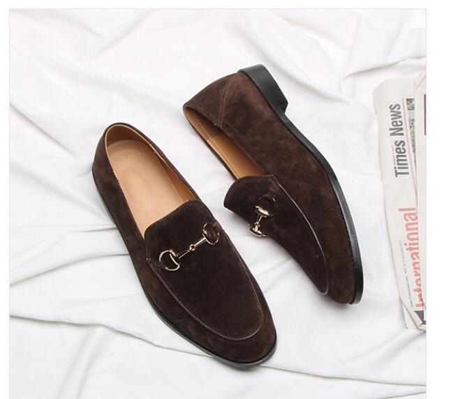 Hot Sale-ng Men Velvet Loafers Party 
