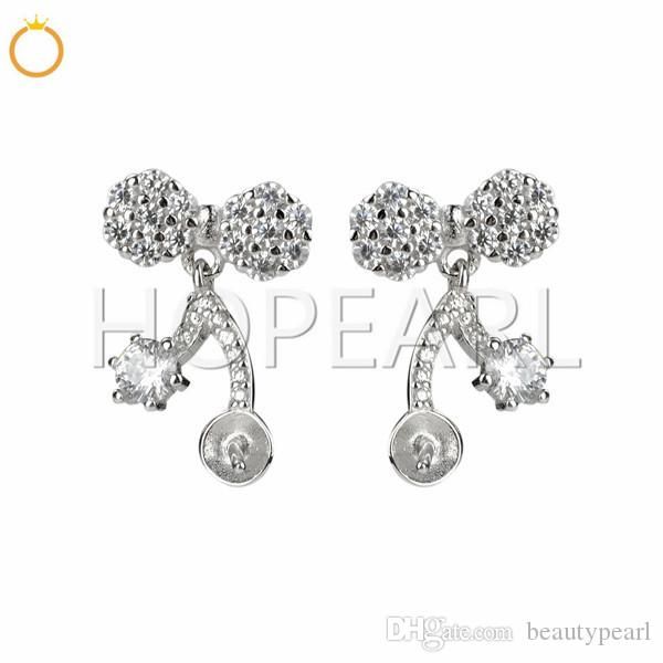 Pendientes plata flor largo para mujer nuevo diseño encantador Niñas Navidad Regalo dsu