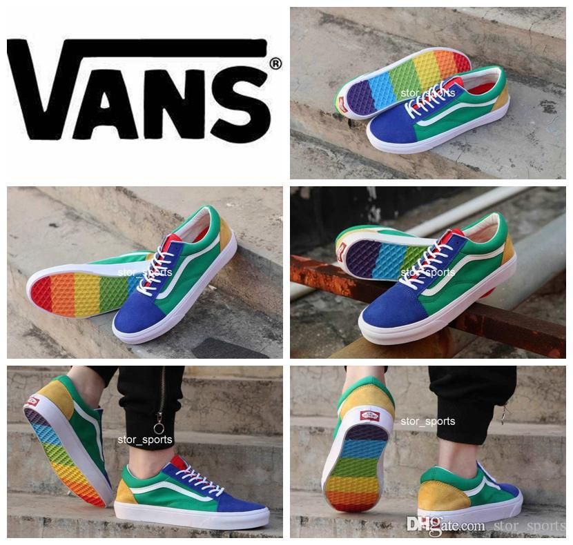 vans arco iris na sola