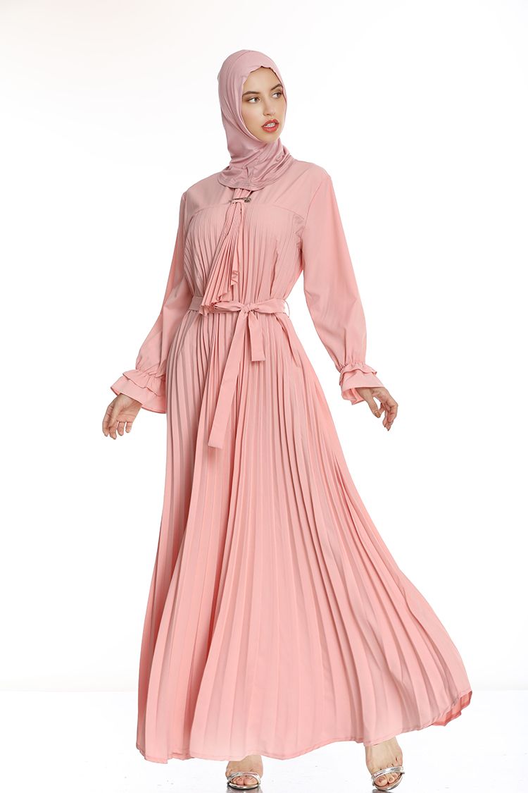 pink maxi dress casual