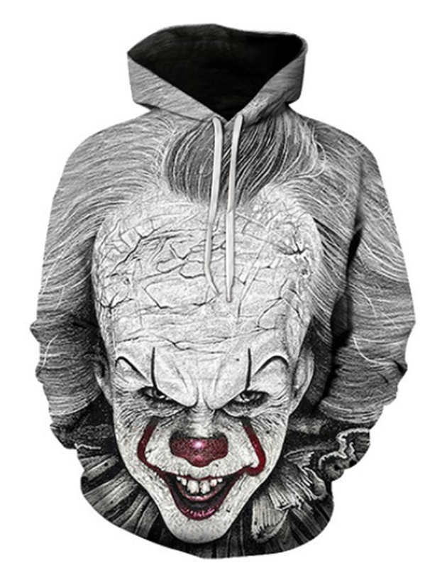 Women/Mens Stephen King Horror Movie 3D Print Hoodies Sweatshirt Pullover Tops Women/Mens Stephen King Horror Movie 3D Print Hoodies Sweatshirt Pullover Tops