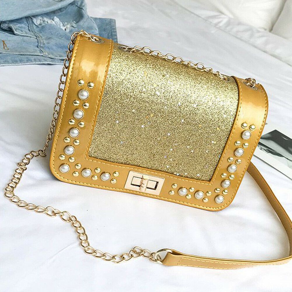 quilted handbag chain strap