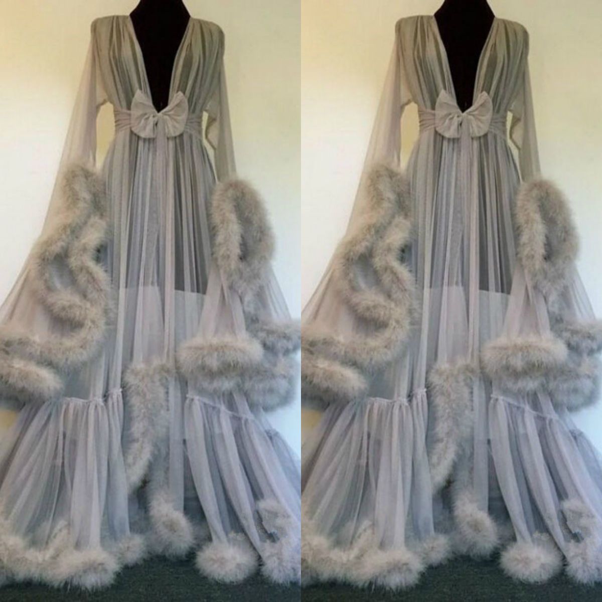 tulle bathrobe