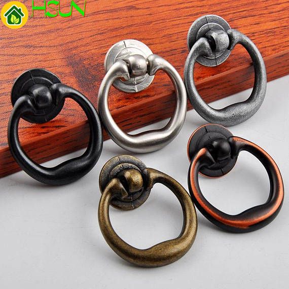 2020 Drawer Pulls Drop Dresser Knobs Ring Pull Kitchen Cabinet