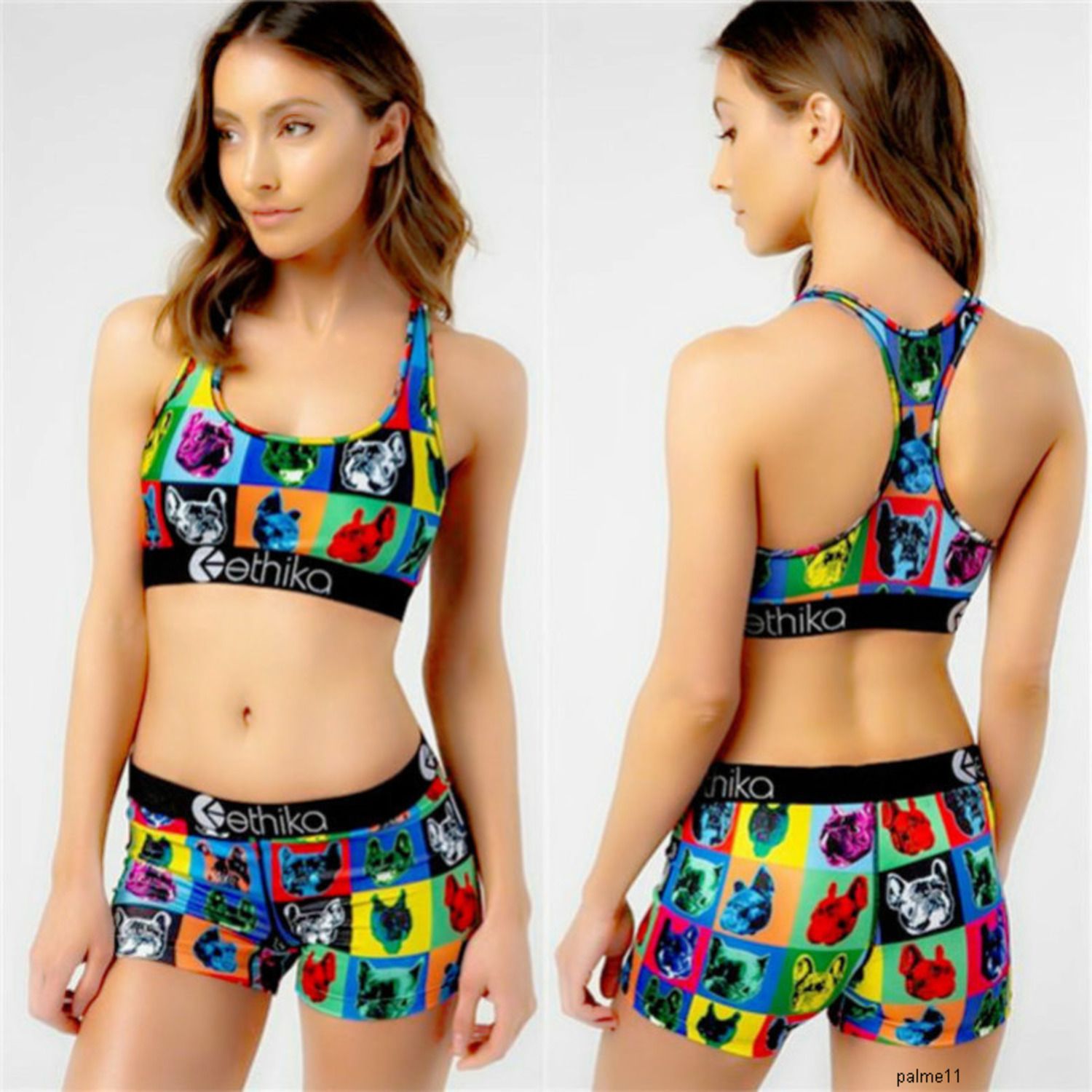 swimsuit tank top and shorts