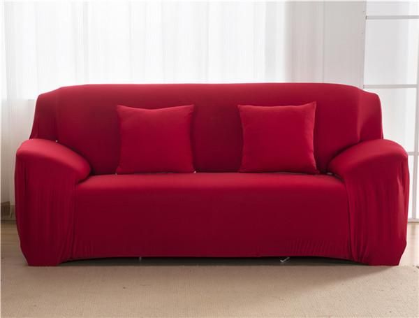 Röd 3-sits 190-230cm