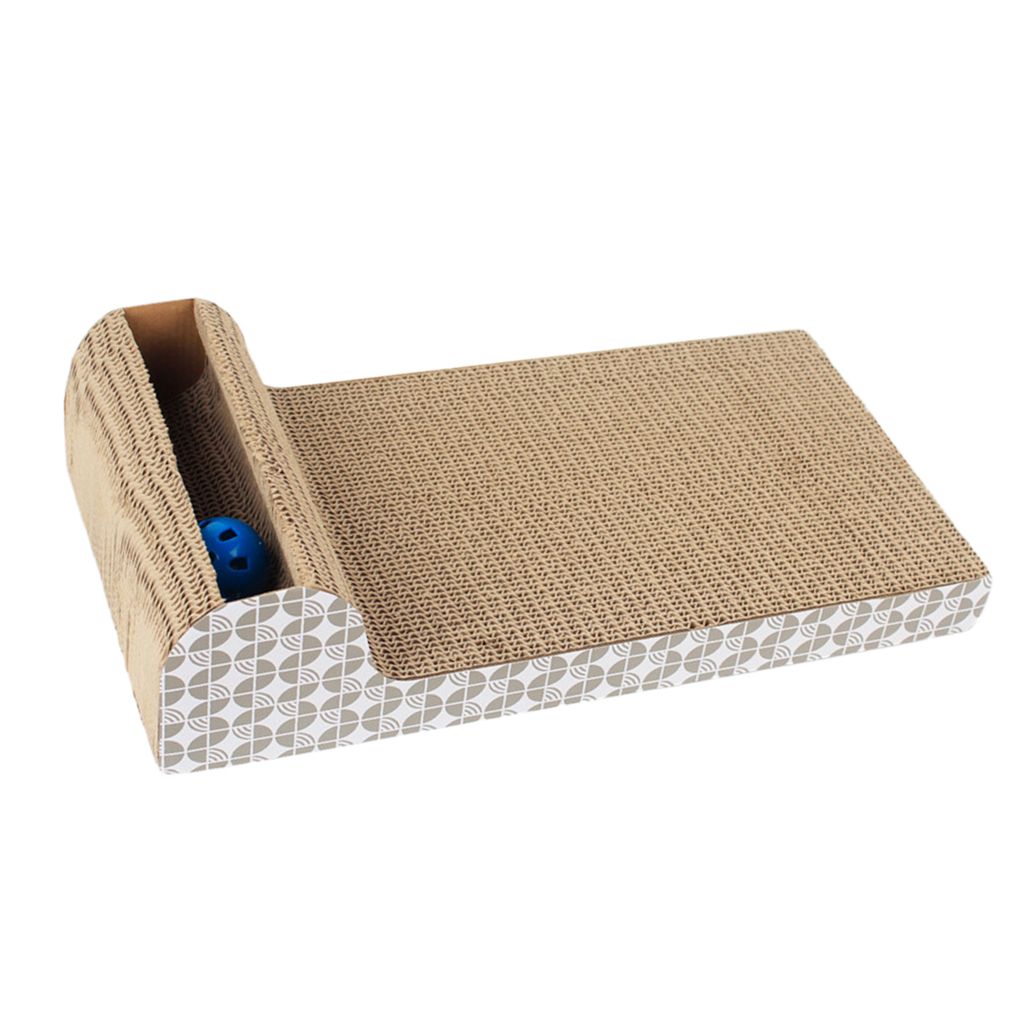 corrugated scratching pad