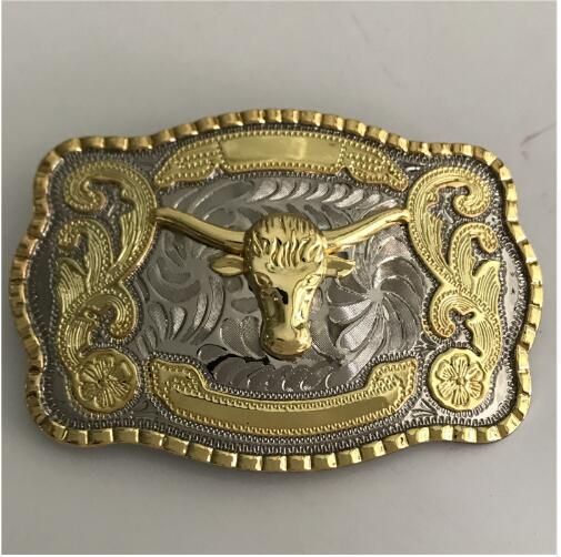 Brass Bull Metal Belt Buckle