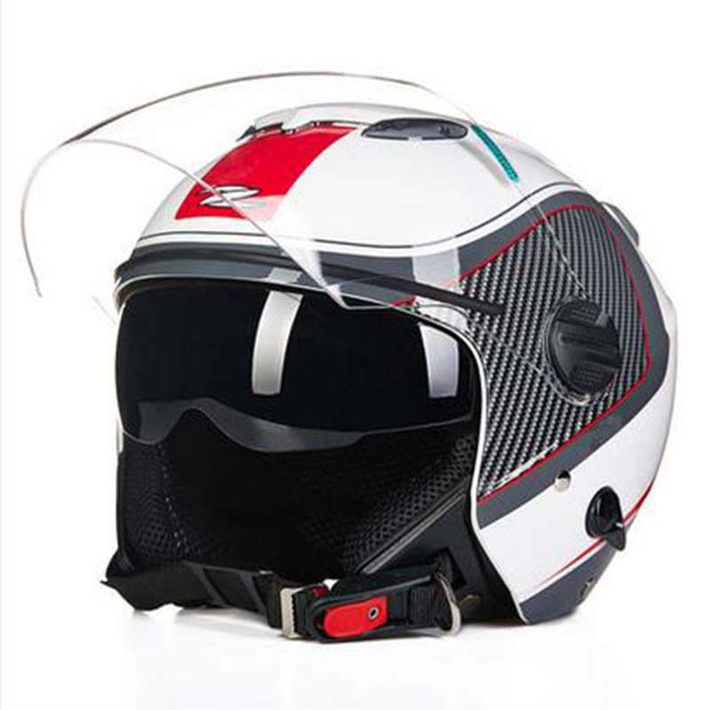 ZEUS Motorbike Helmet Half Motocross Cycling Protective Capacet Electric Helmets