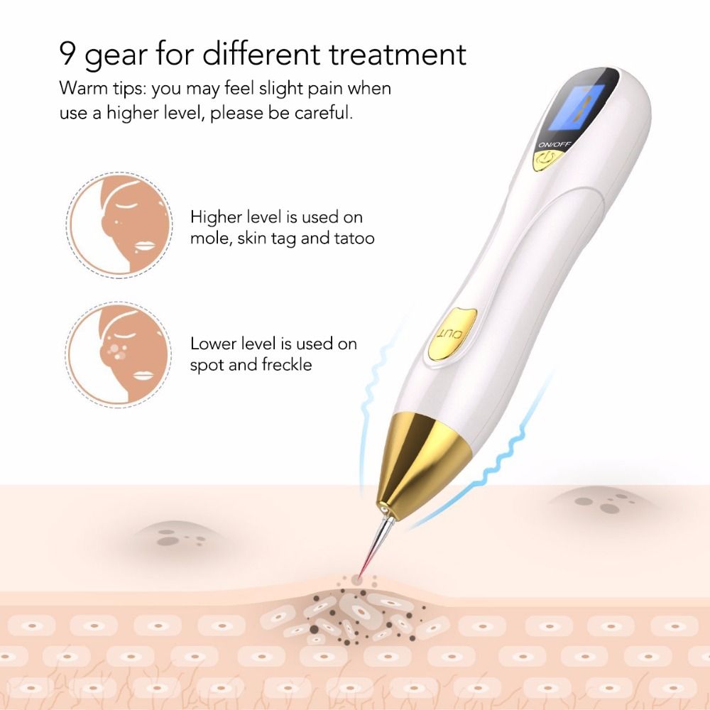 Sweep Spot Plasma Pen Beauty Mole Removal LCD Skin Care Point Pen Wart Tag  Tattoo Removal Tool Beauty Machine Laser Mole Removal Pen - China Plasma Pen  and Laser Mole Removal Pen